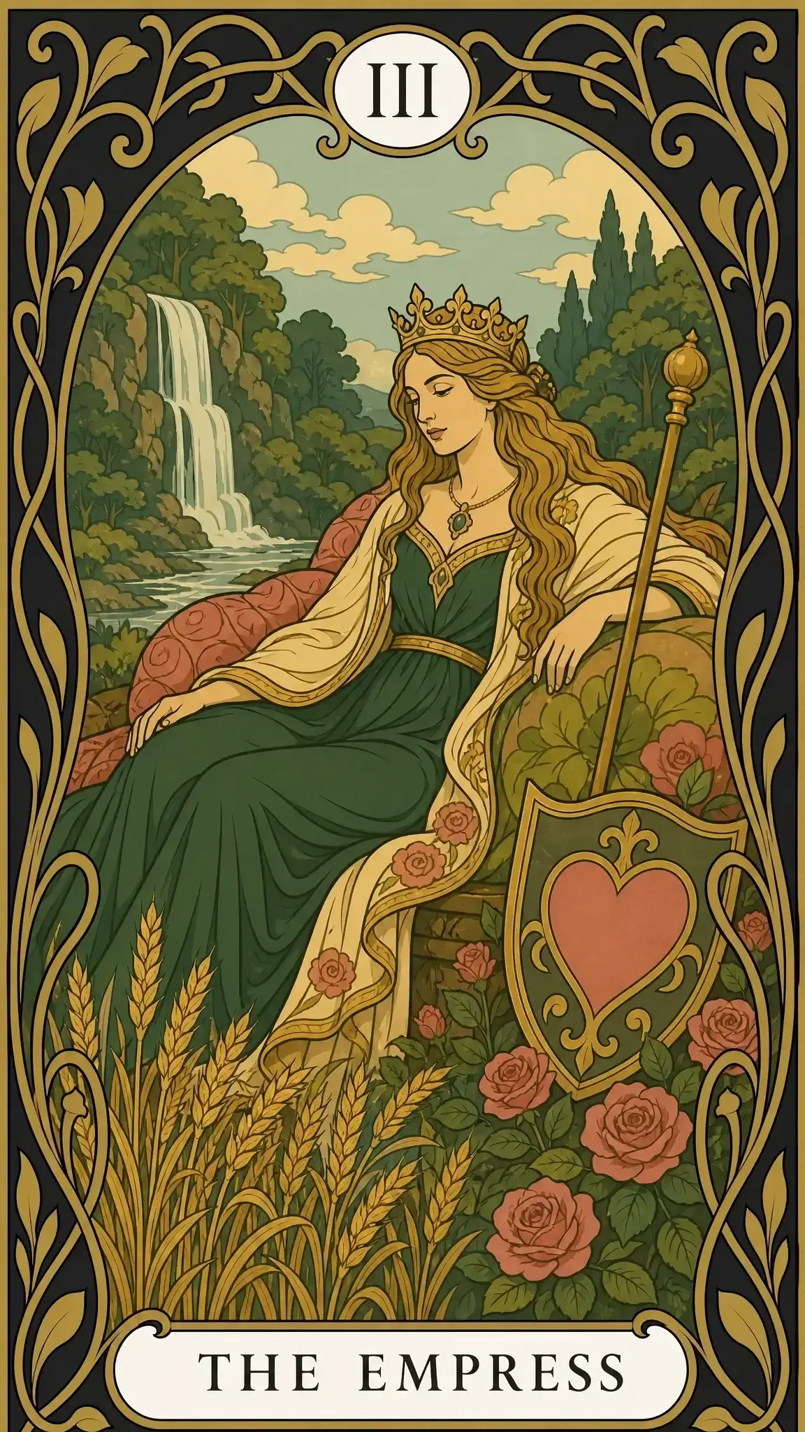ملکه — کارت تاروت, III The Empress