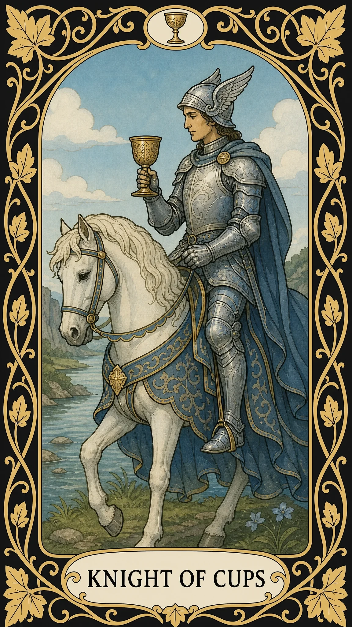 شوالیه جام — کارت تاروت, Knight of Cups