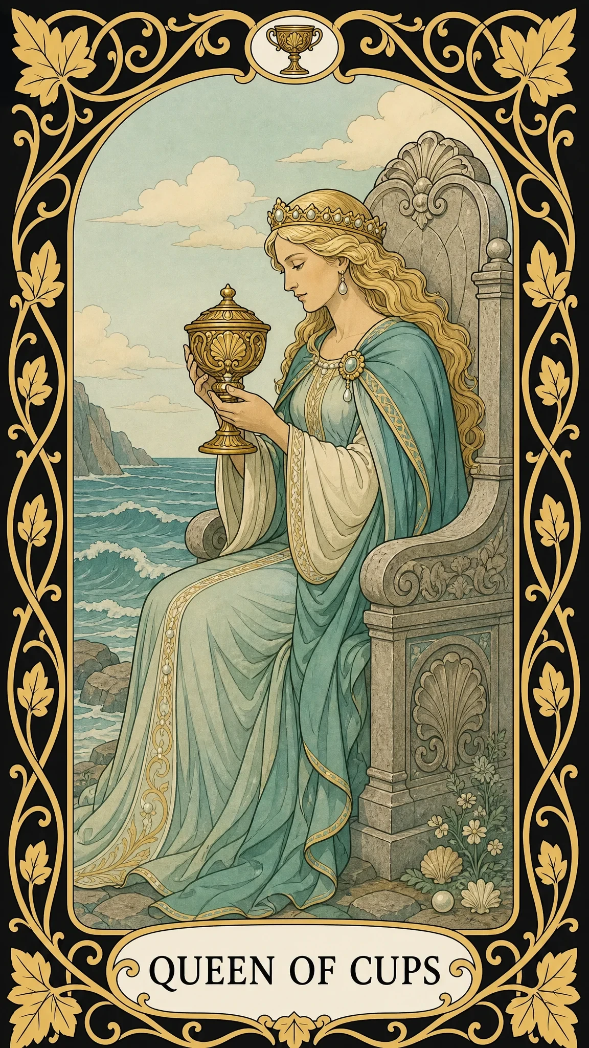 ملکه جام — کارت تاروت, Queen of Cups