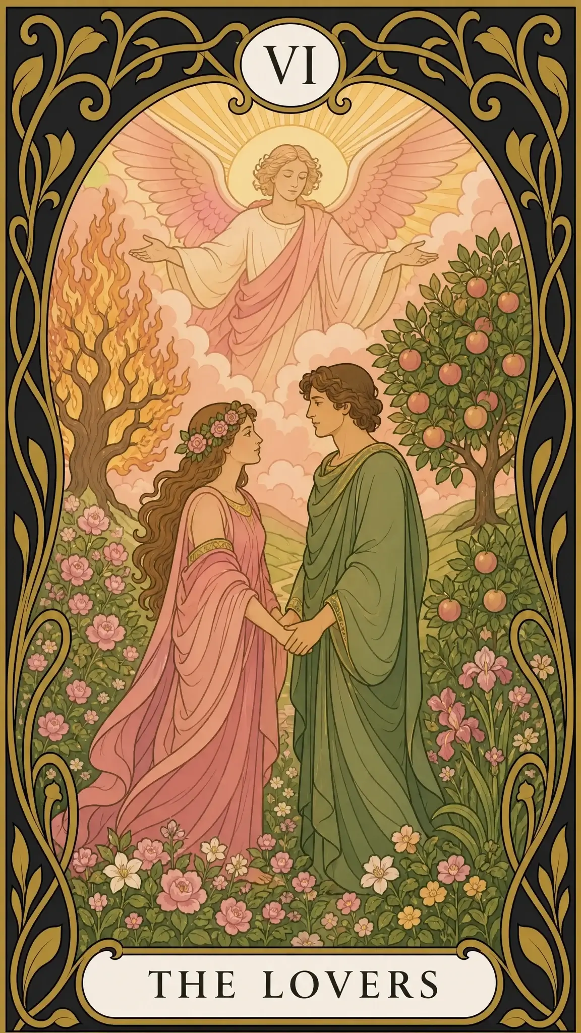 عاشقان — کارت تاروت, VI The Lovers