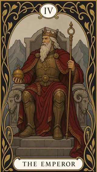 الإمبراطور — بطاقة تاروت, IV The Emperor