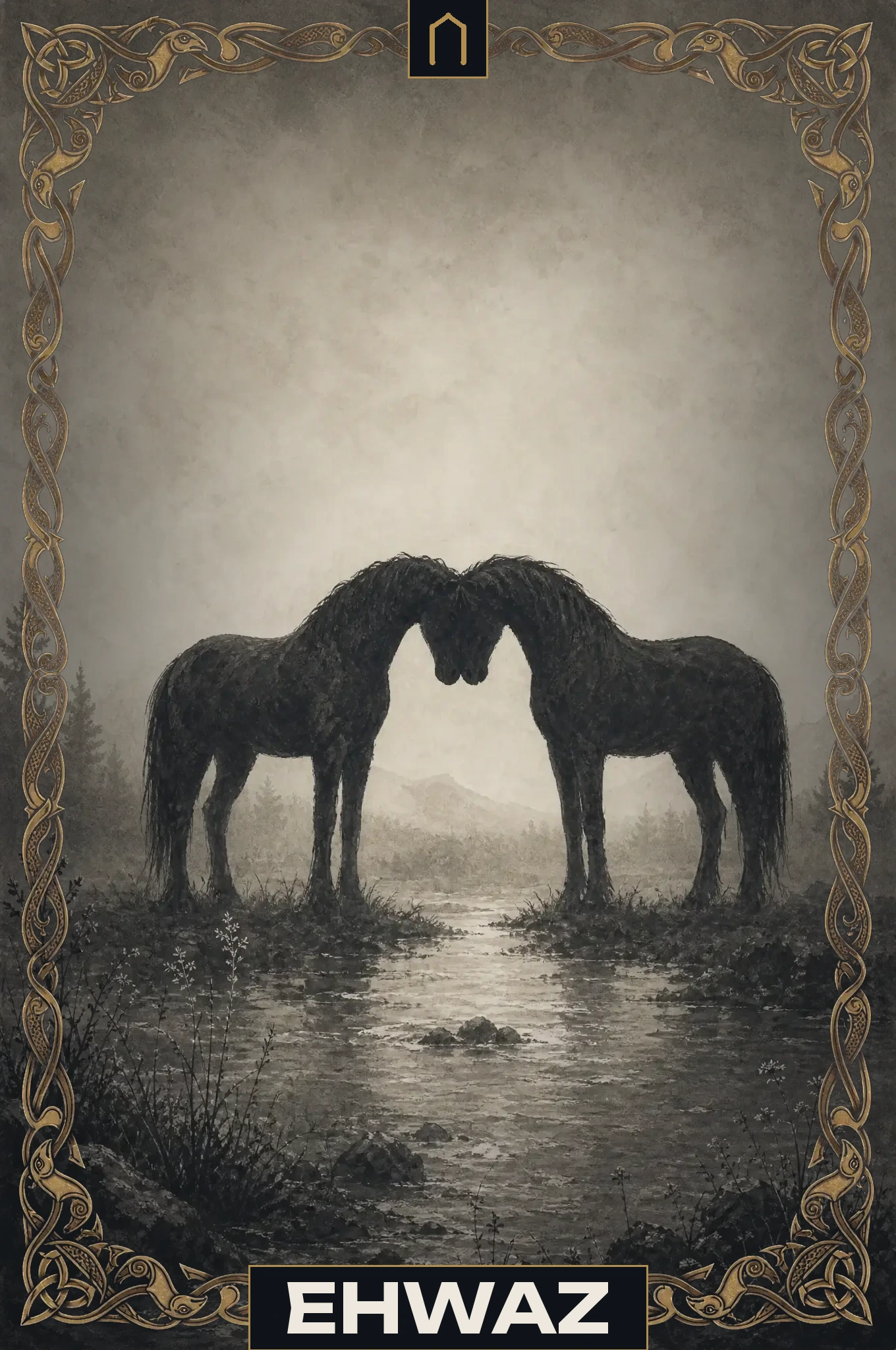 Ehwaz — Runa del Futhark Antiguo Ehwaz ᛖ