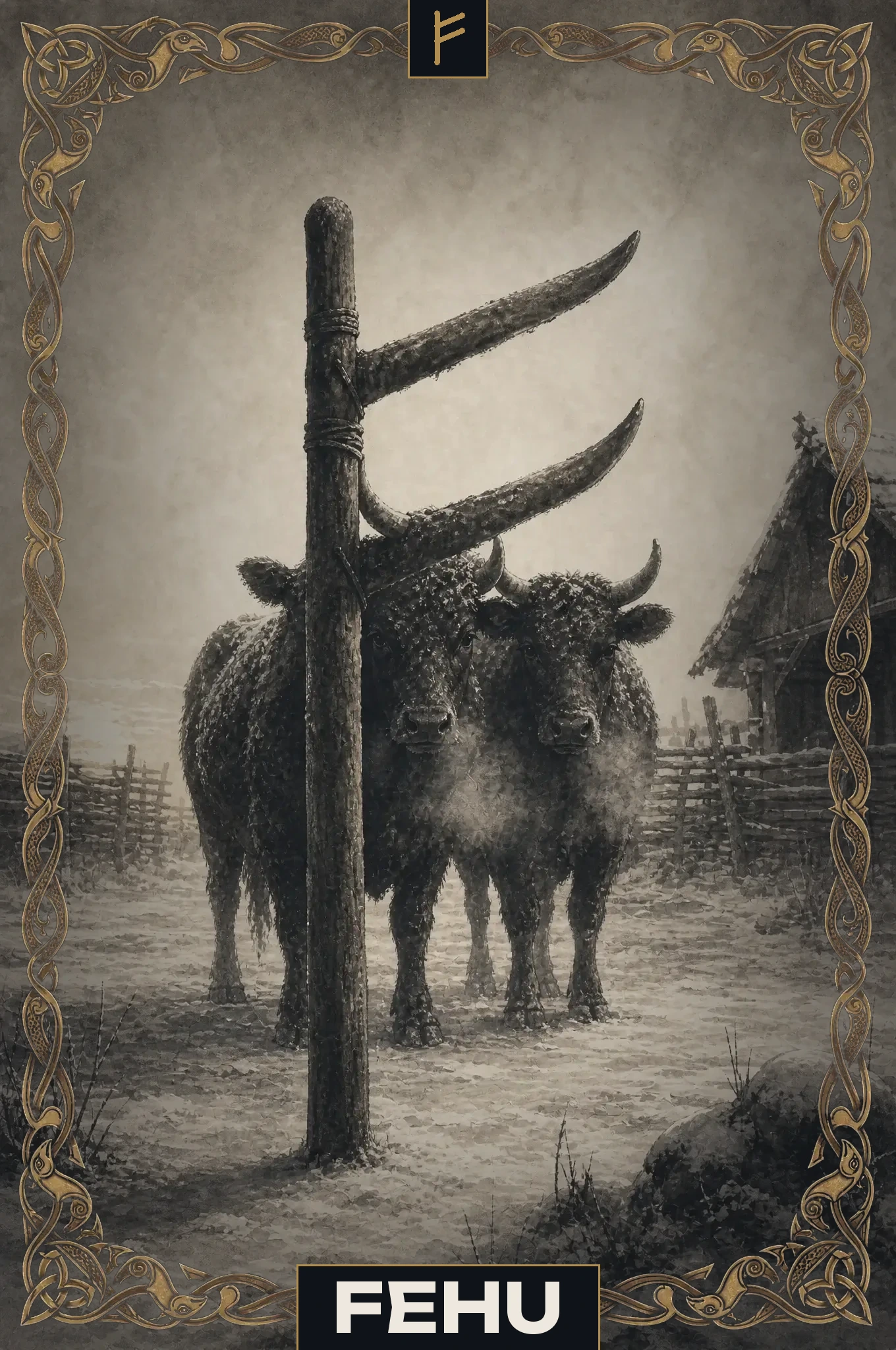Fehu — Runa dell'Elder Futhark Fehu ᚠ