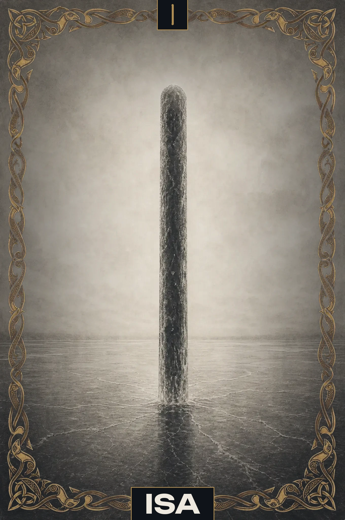 Isa — Runa del Futhark Antiguo Isa ᛁ