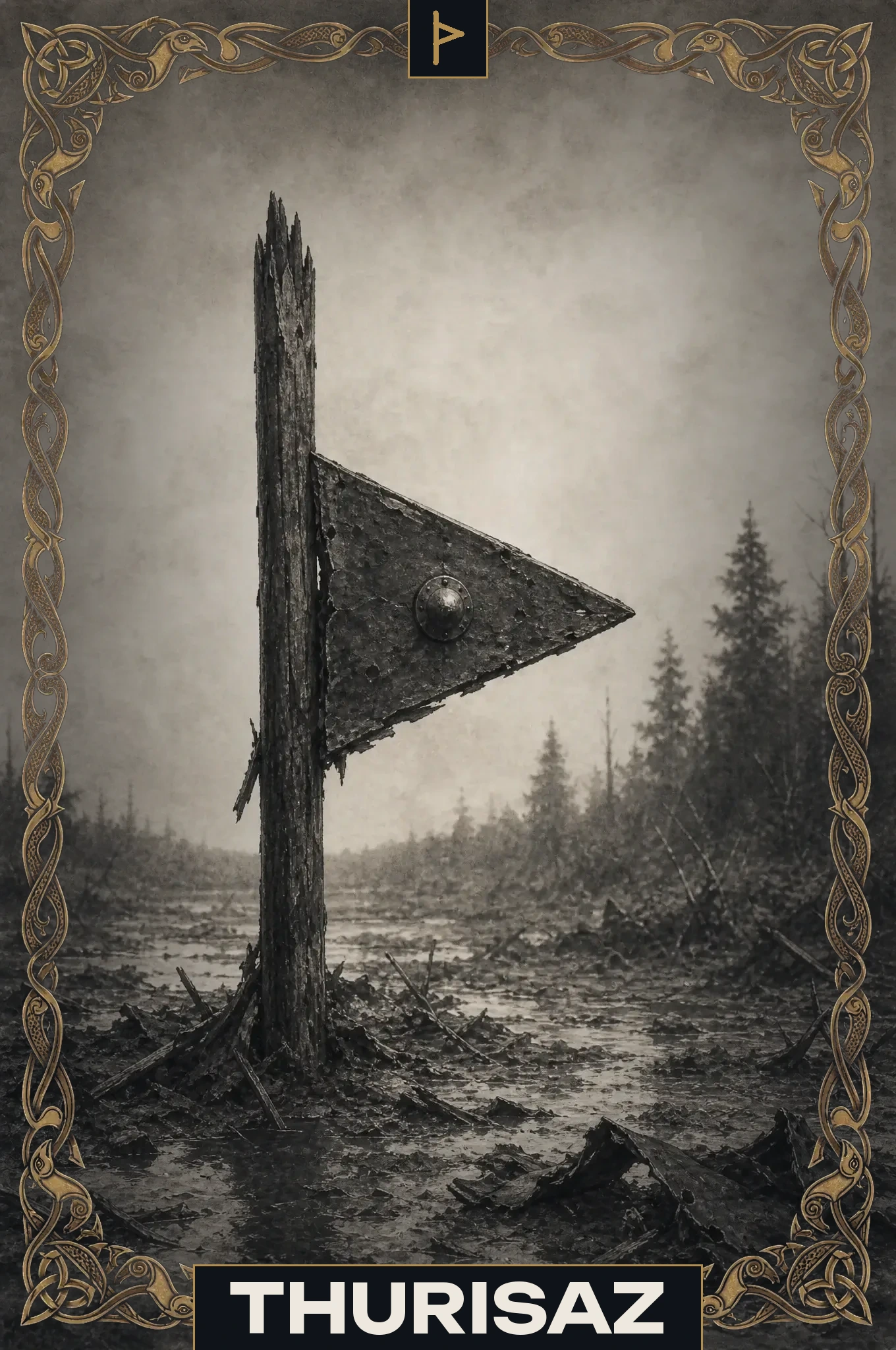 Thurisaz — Runa del Futhark Antiguo Thurisaz ᚦ