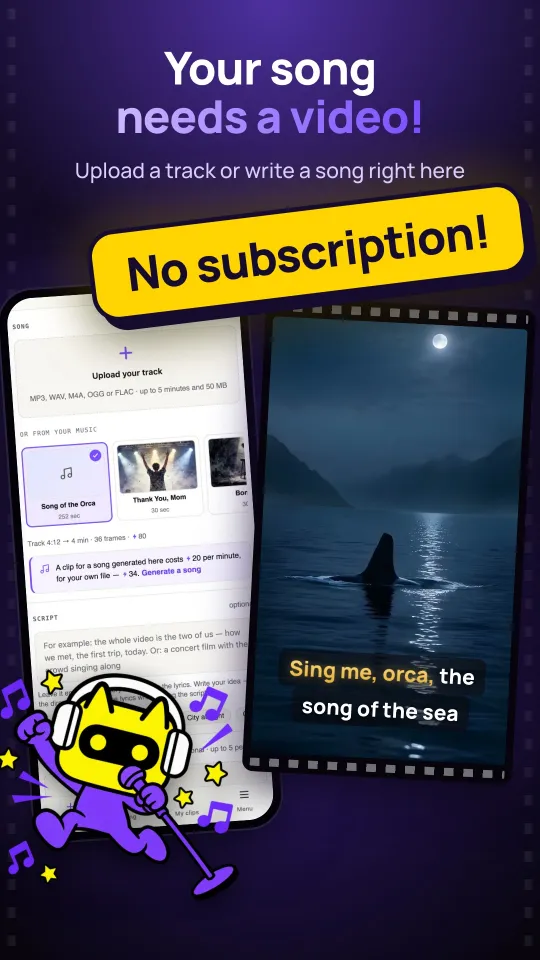 Homi Clips app screen